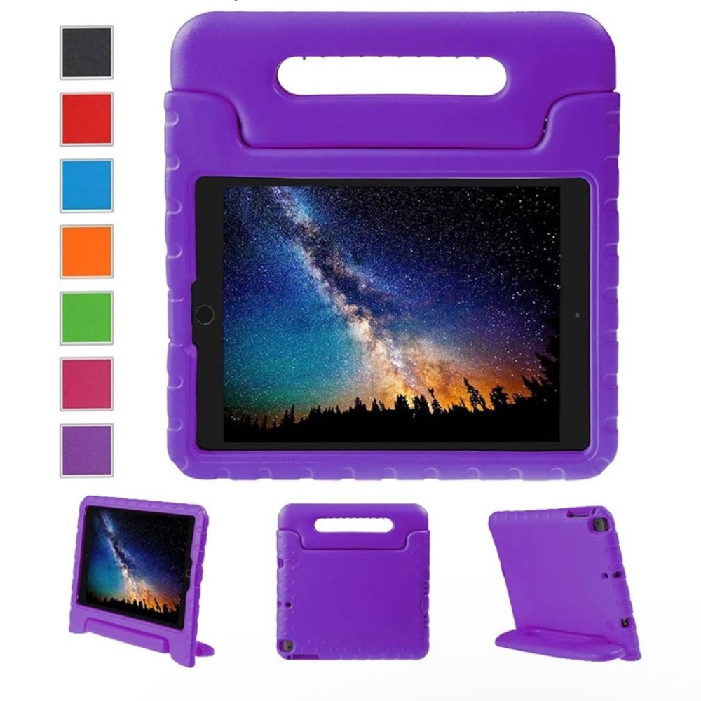 NWT Apple iPad Air 2 Case - Shockproof, Handle/Stand - Purple